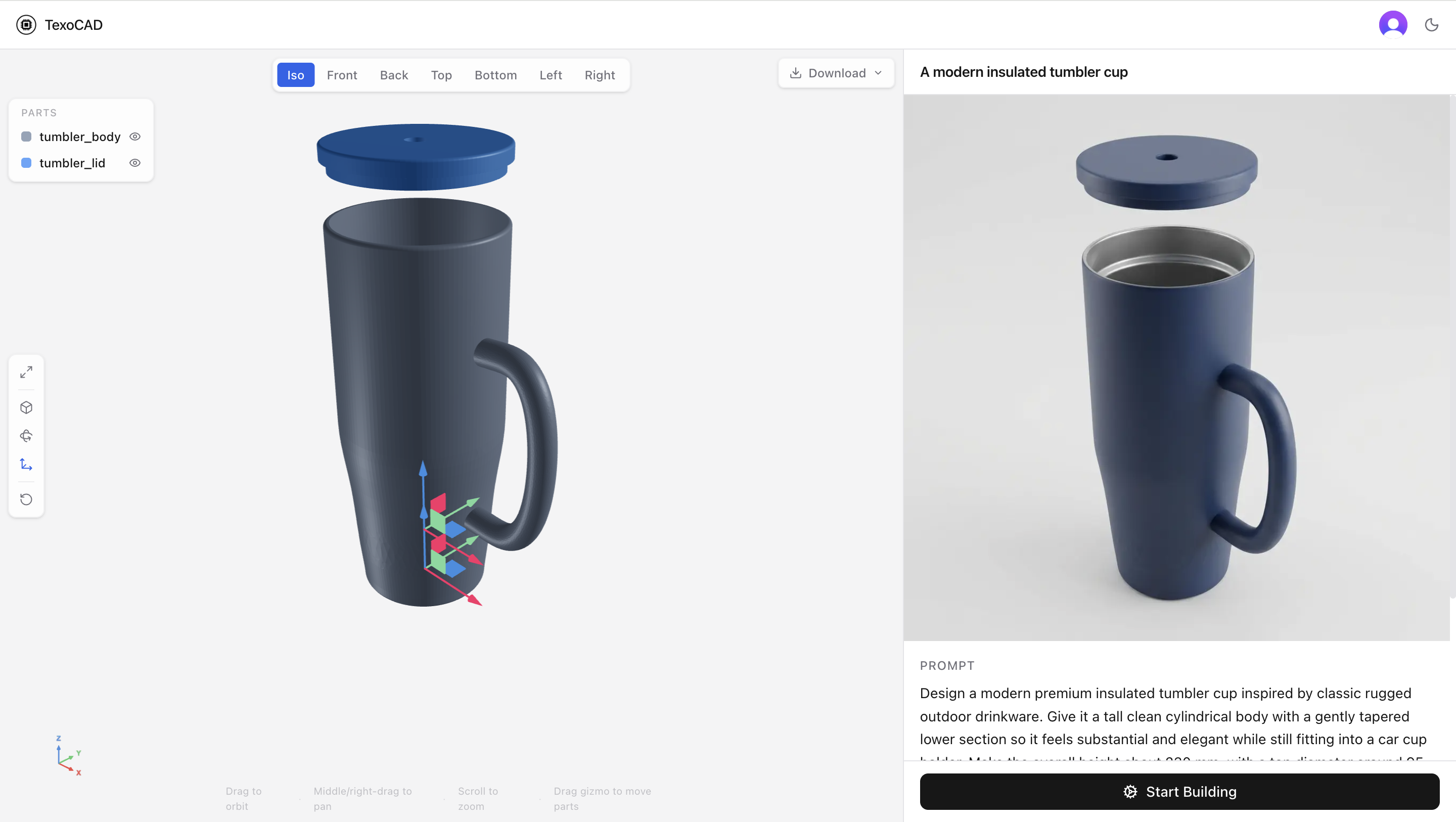 TexoCAD – Lovable for Hardware gallery image