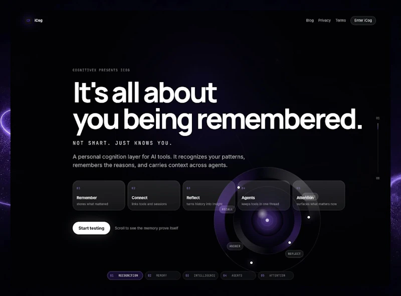 CognitvX screenshot 2