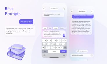 ChattyGPT with prompts, styles & history gallery image