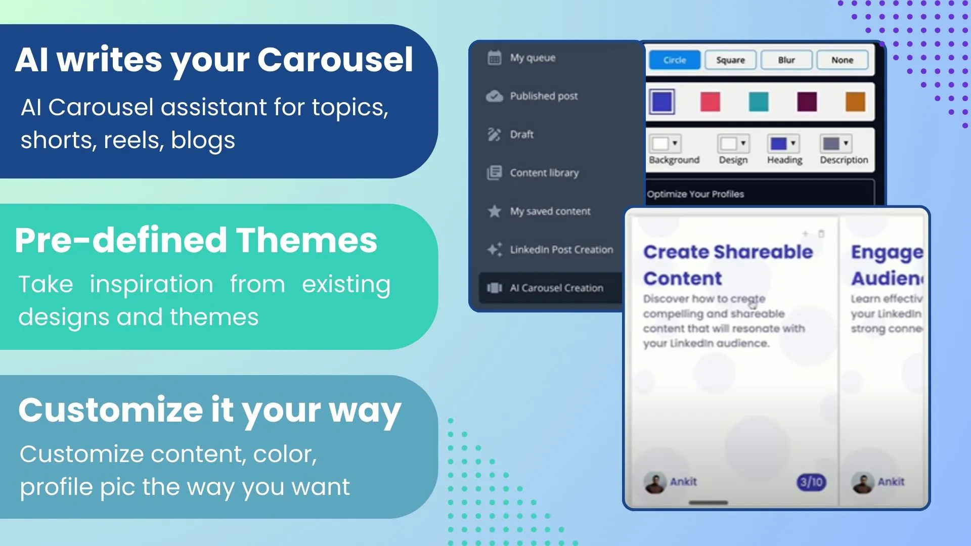AI LinkedIn Carousel Maker: Create Beautiful Carousels from YouTube ...