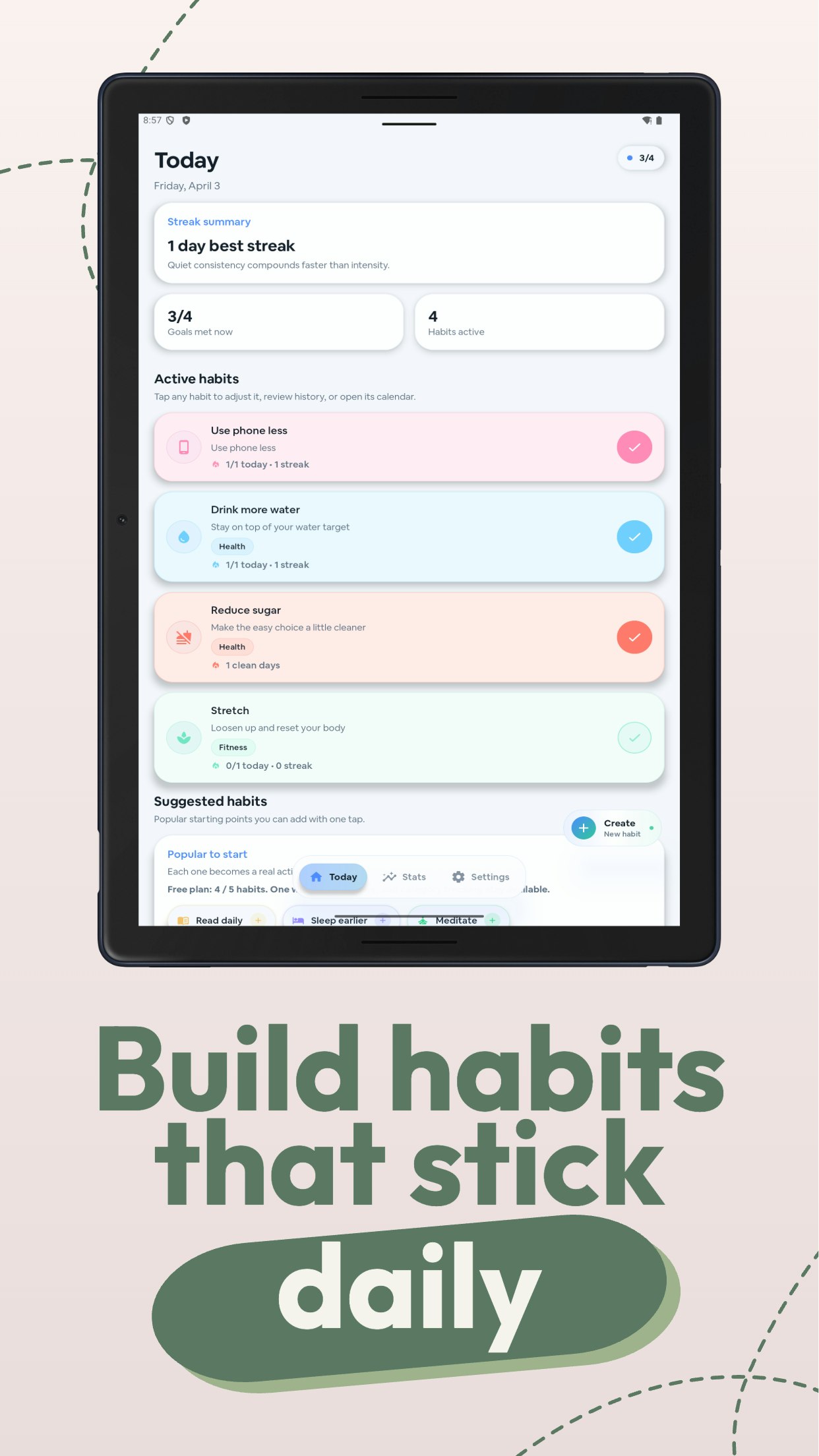 Upflow: Habit Tracker gallery image