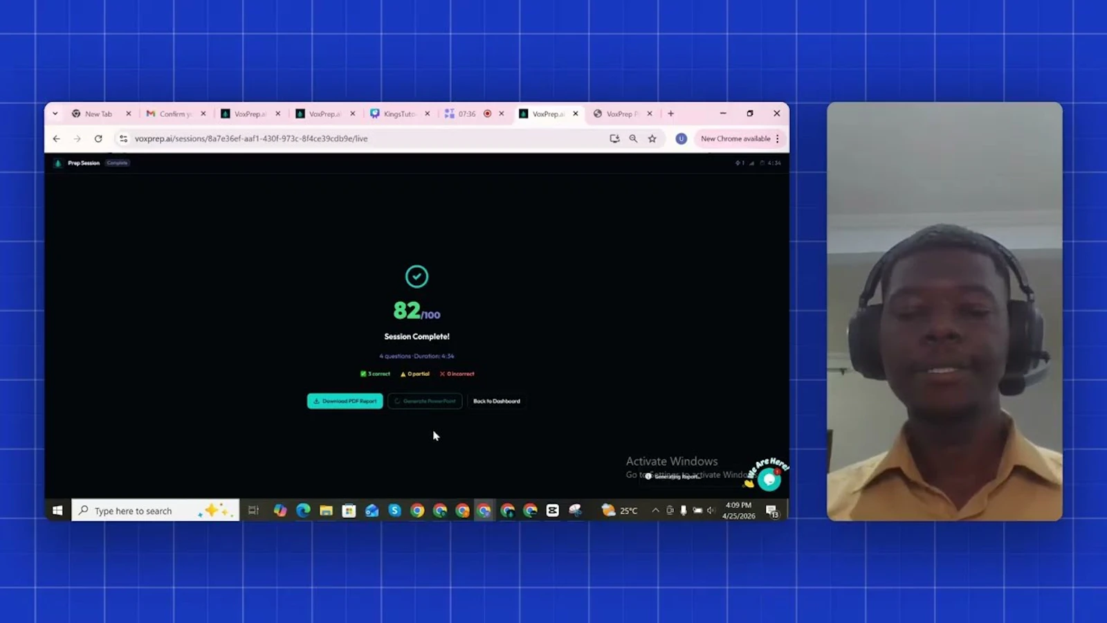 VoxPrep.ai screenshot 1 (video preview)