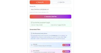 LLMs.txt Generator gallery image