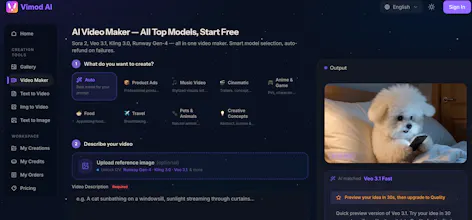 vimod.ai – AI Video Generator gallery image