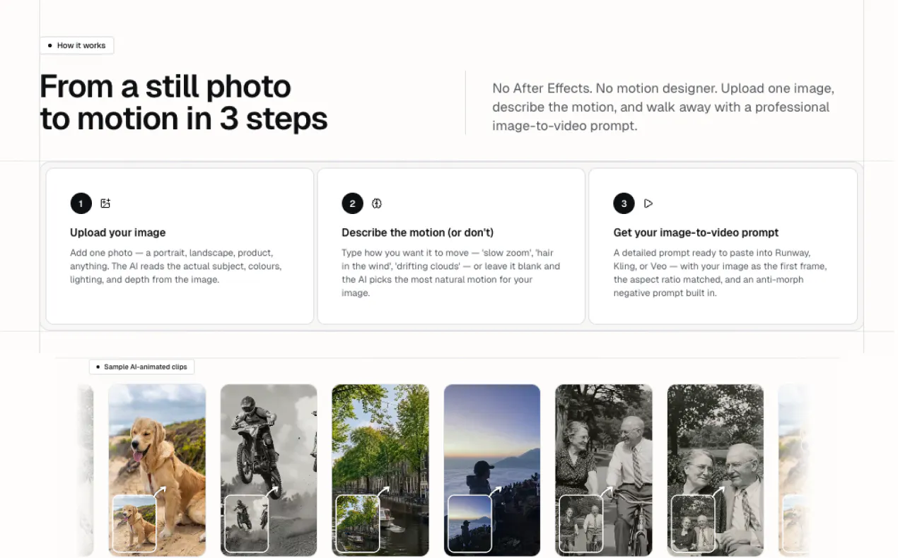 Image To AI Video Prompt Generator 截图 2