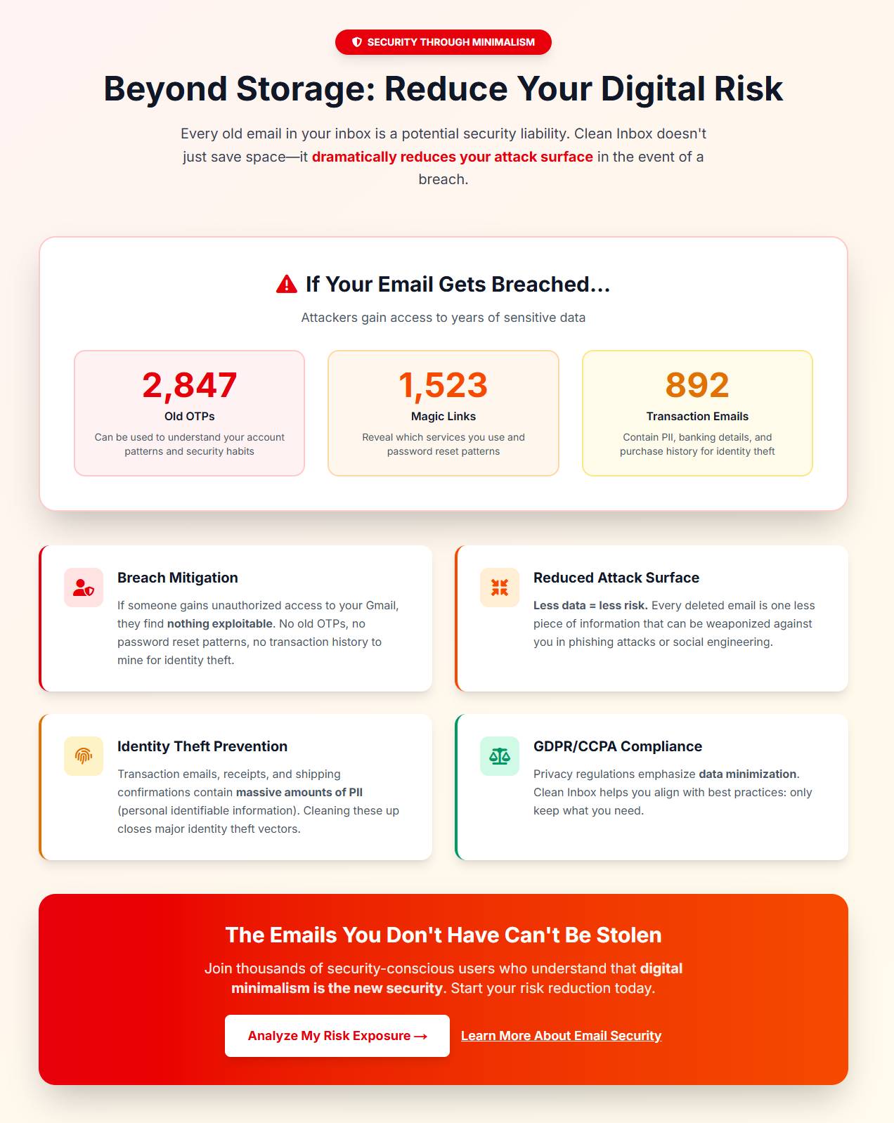 Clean Inbox - Declutter your Gmail gallery image