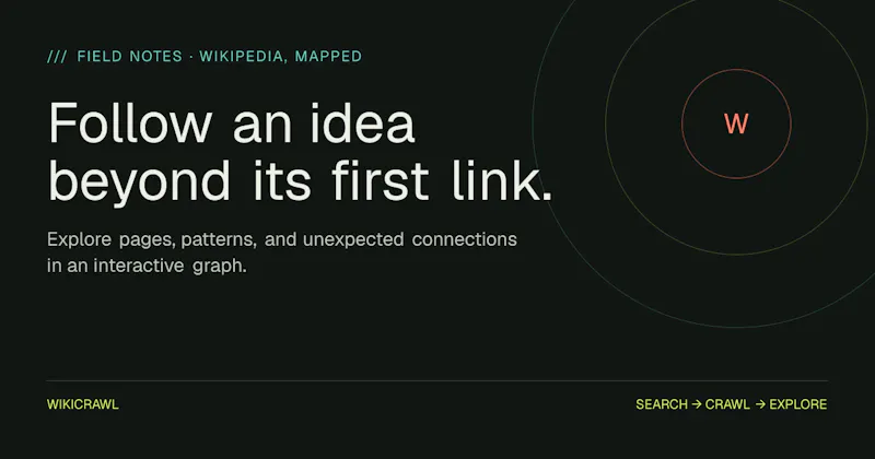 WikiCrawl screenshot 1