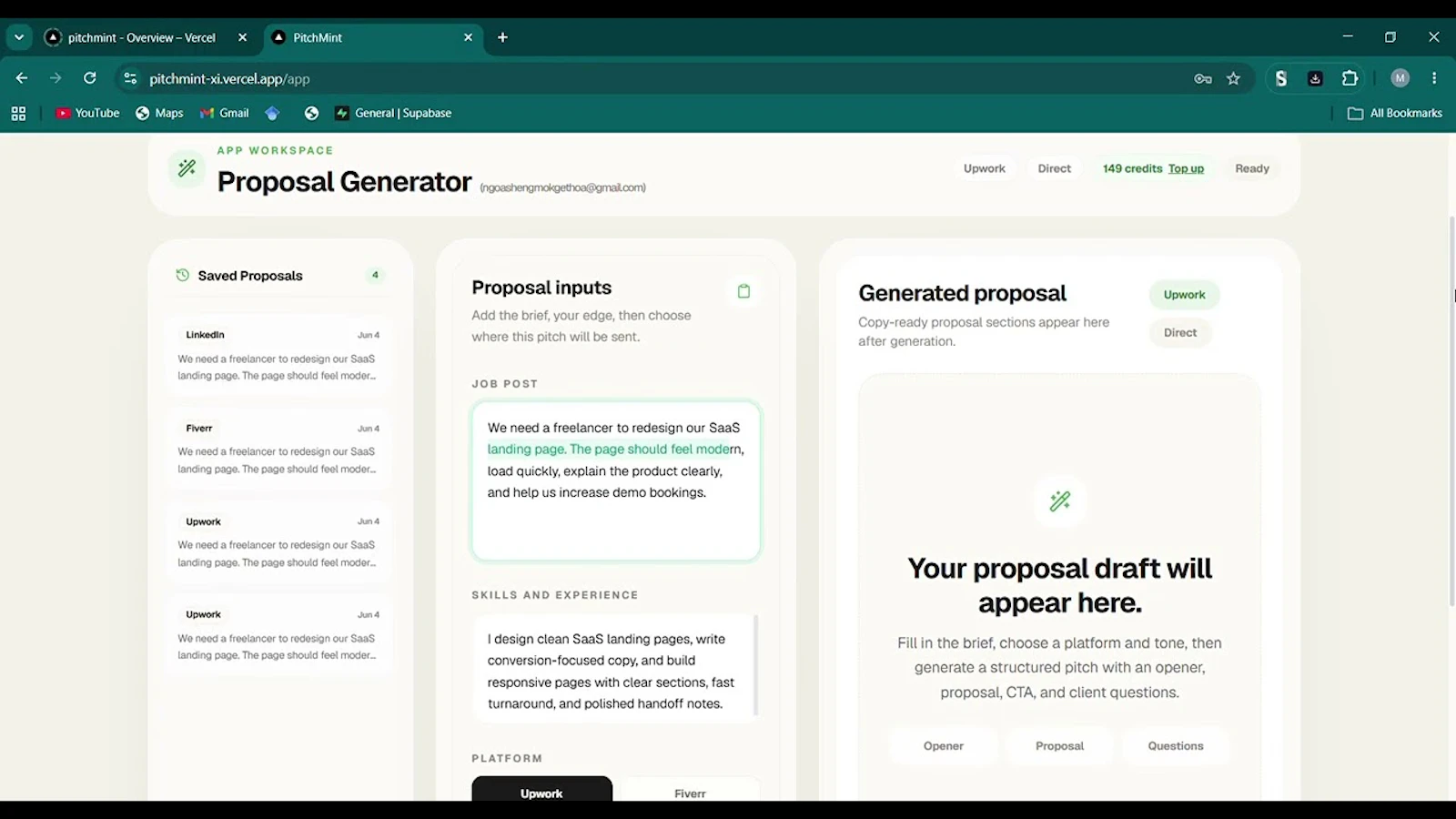PitchMint screenshot 1 (video preview)