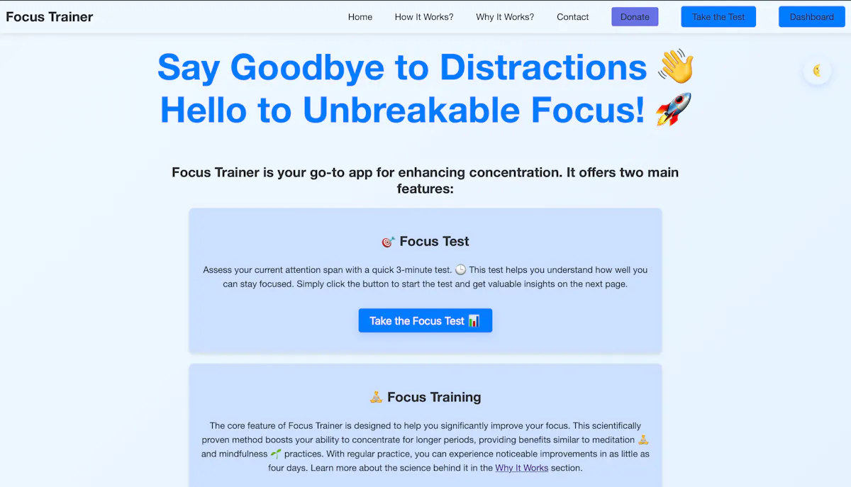 Focus Trainer