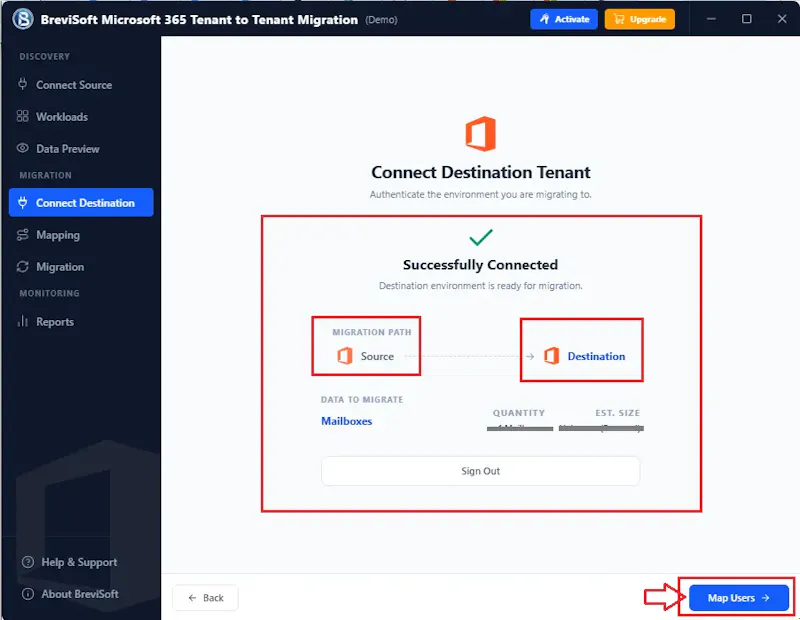 Microsoft 365 Tenant to Tenant Migration screenshot 4