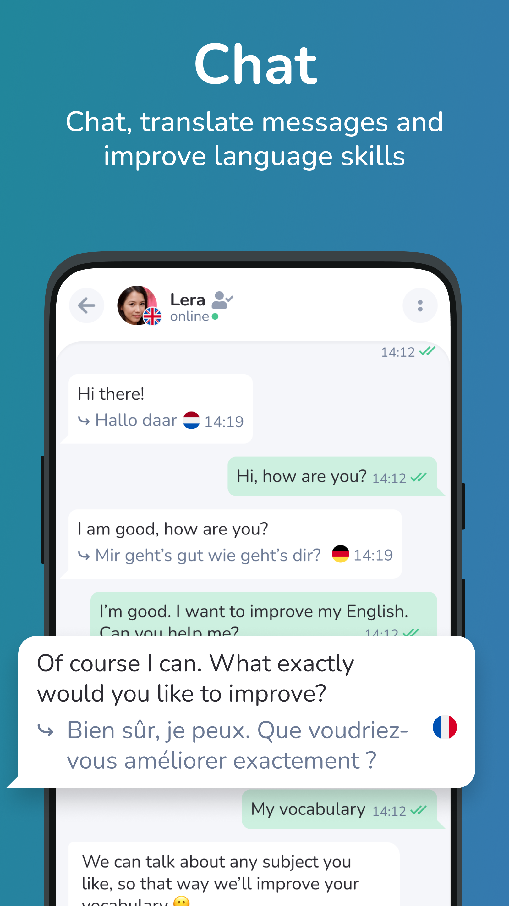 Mídia 3 de Wola.io - Aprendizagem de idiomas movida a IA com conteúdo da comunidade