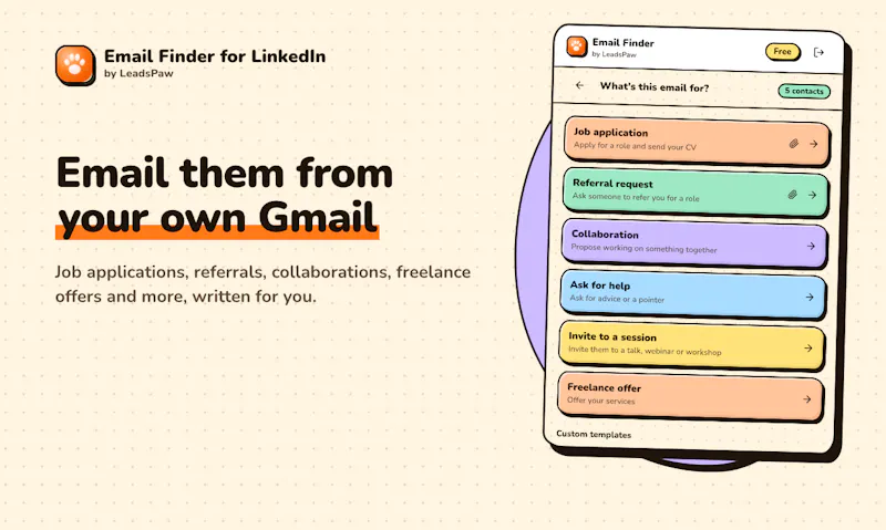 Email Finder for LinkedIn - LeadsPaw screenshot 4