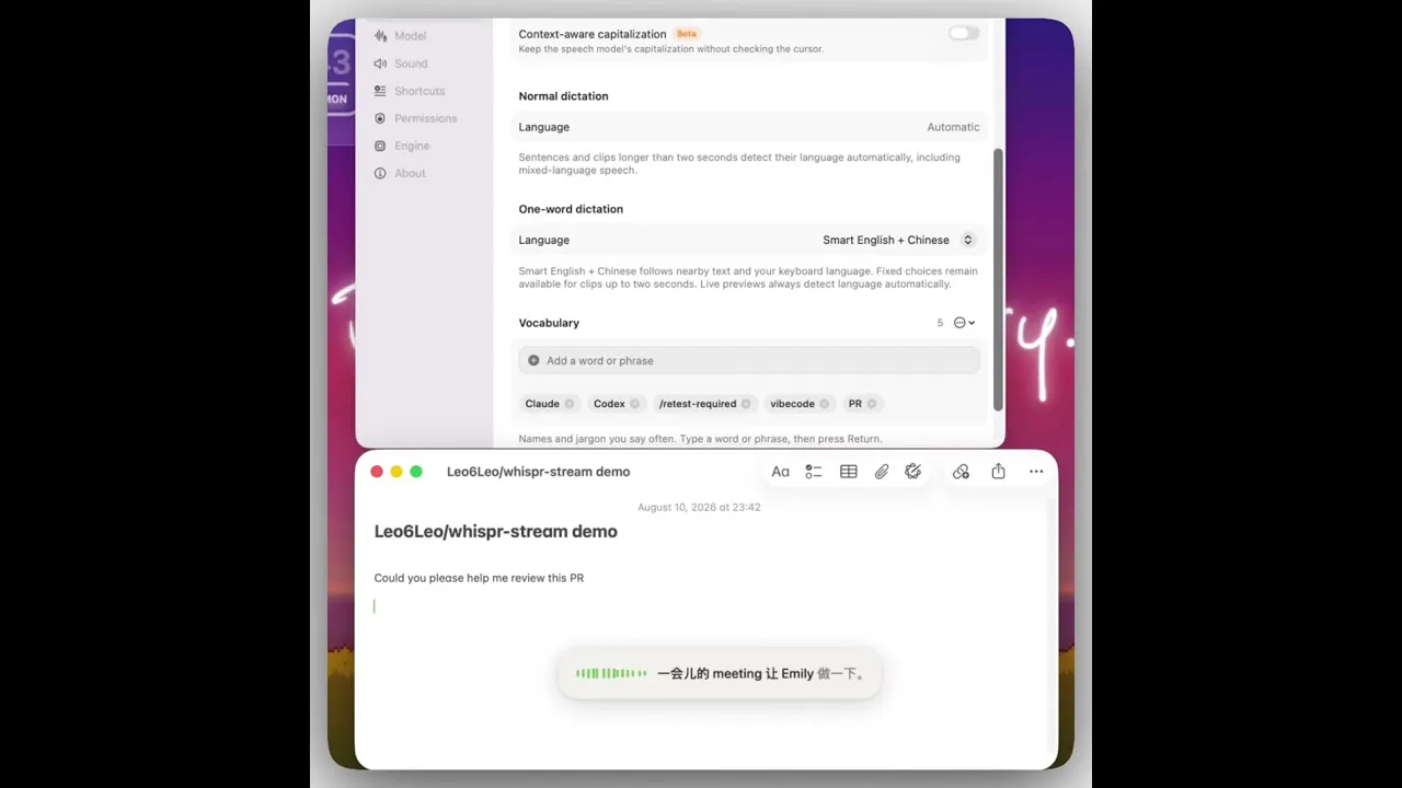 whispr-stream gallery image