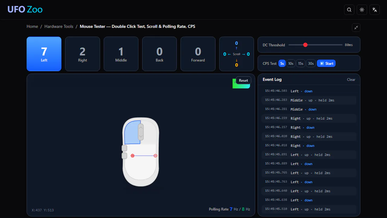 Mouse Tester gallery image