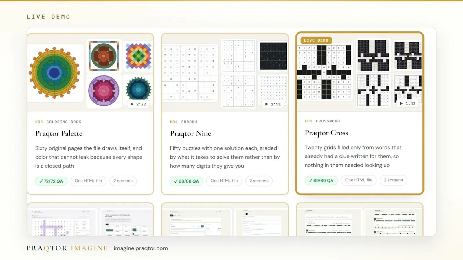 Praqtor Imagine screenshot 1 (video preview)