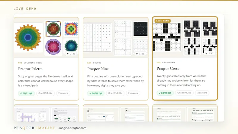 Praqtor Imagine screenshot 1 (video preview)