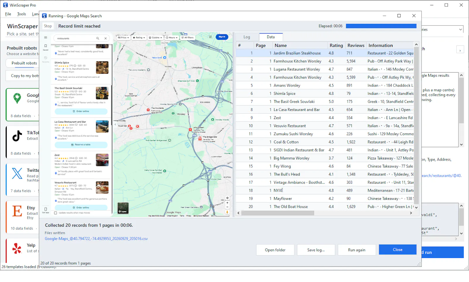 WinScraper Pro screenshot 3