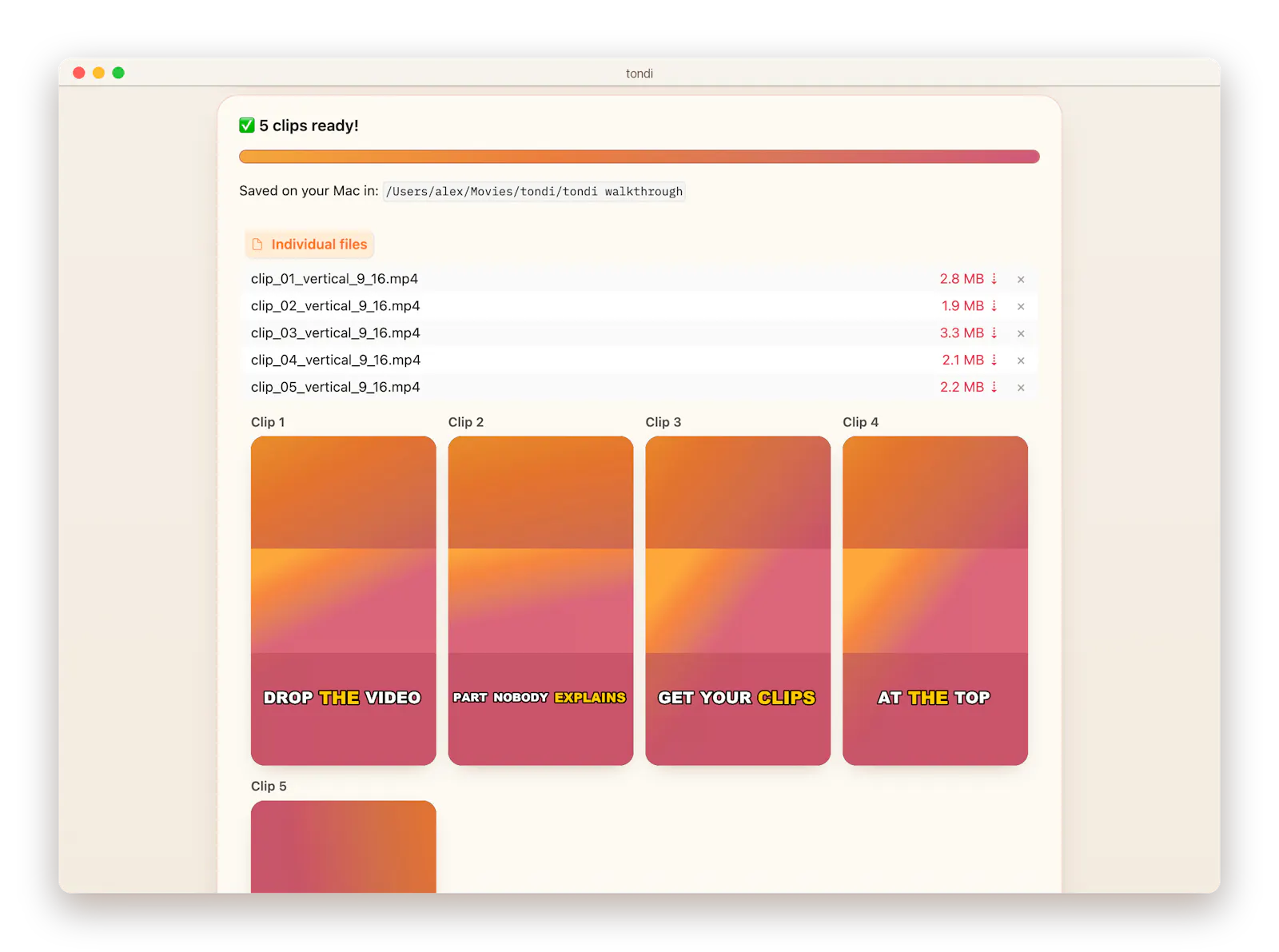 tondi screenshot 3