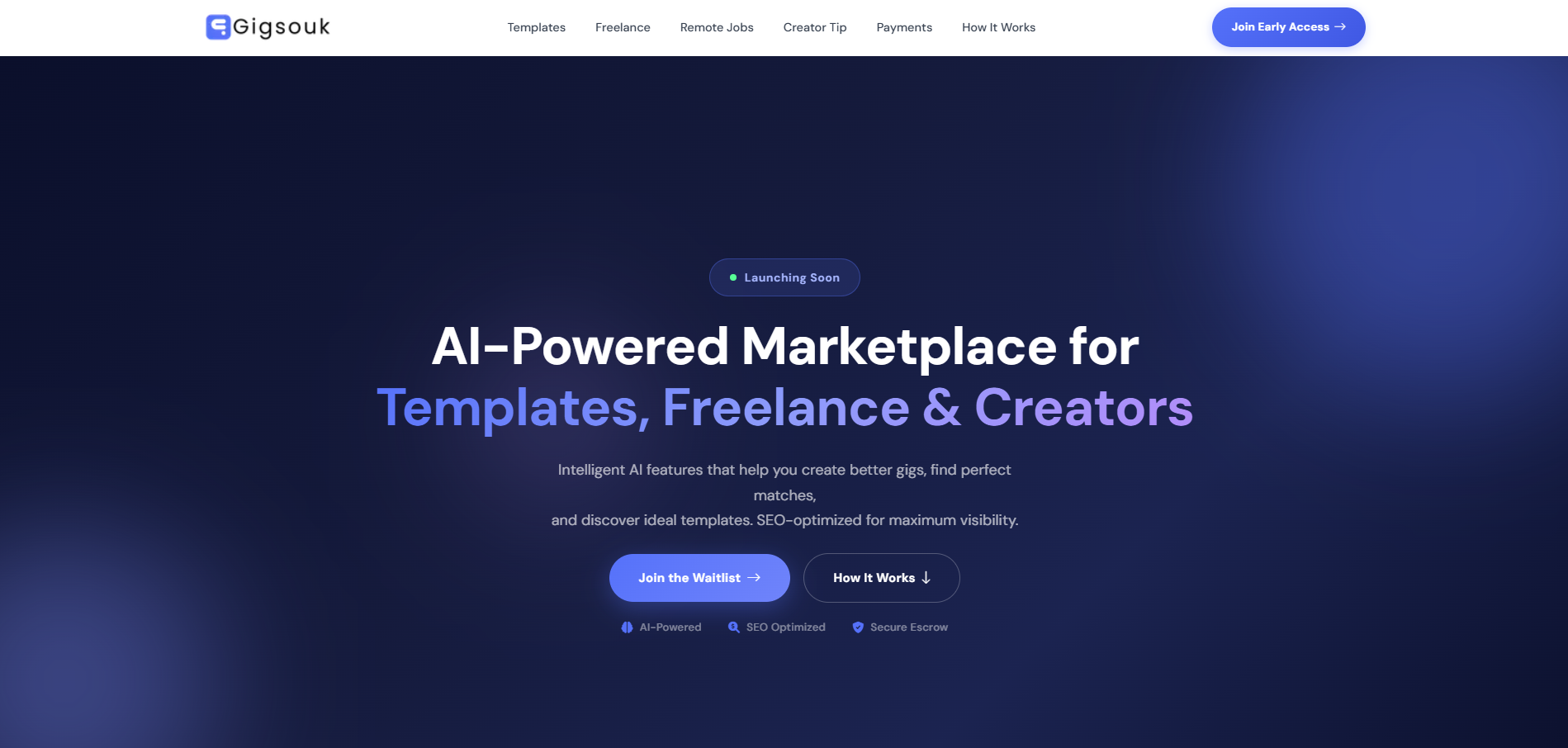 Gigsouk - Main product screenshot demonstrating key features and user interface