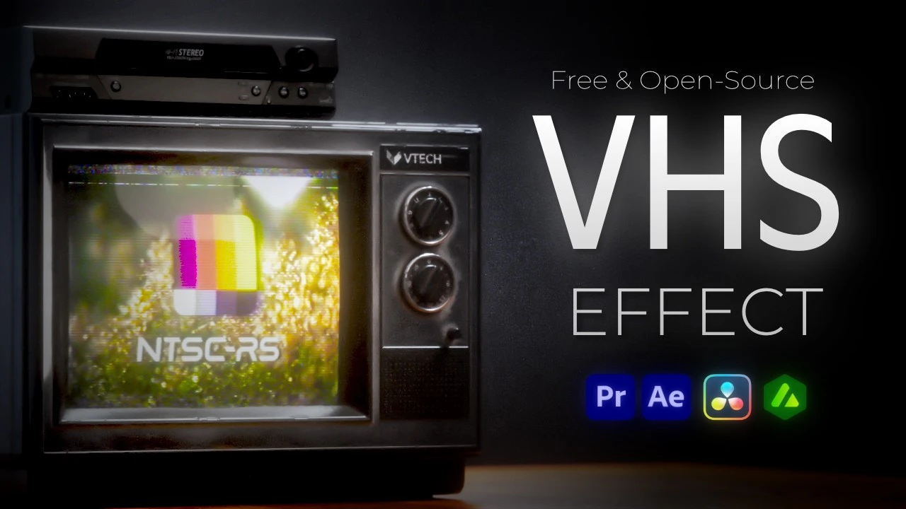 startuptile NTSC-RS-Open-source video emulation of analog TV and VHS artifacts