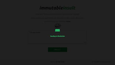 Immutable Insult gallery image