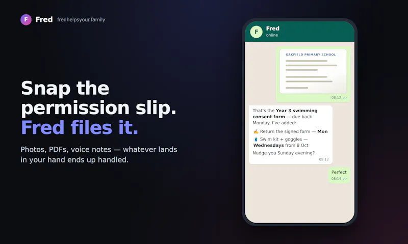 Fred helps your family screenshot 3