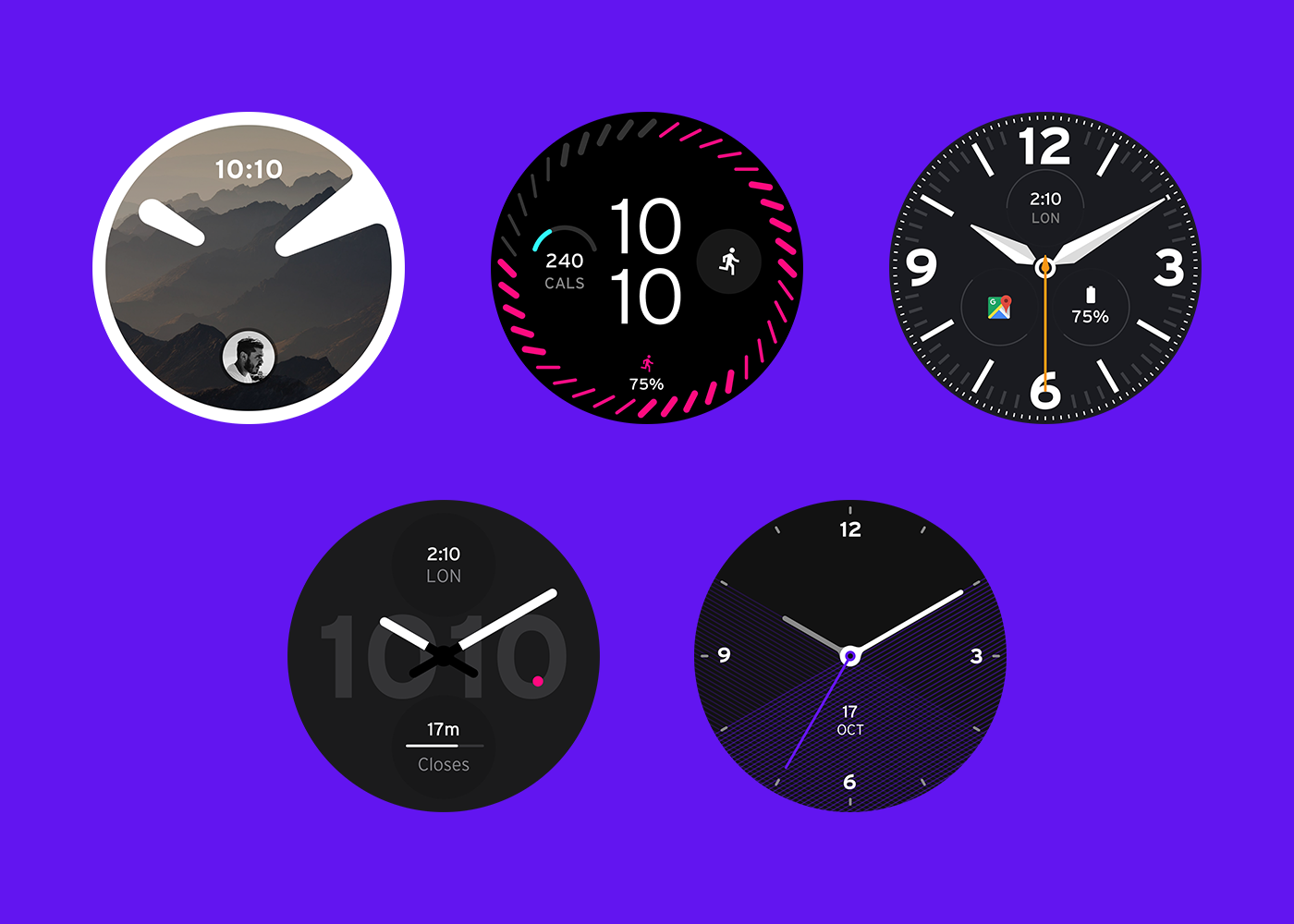 Moods Android Wear Watch Faces gallery image