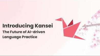 واجهة منصة Kansei AI-driven للغة - زد قدرتك اللغوية بسهولة