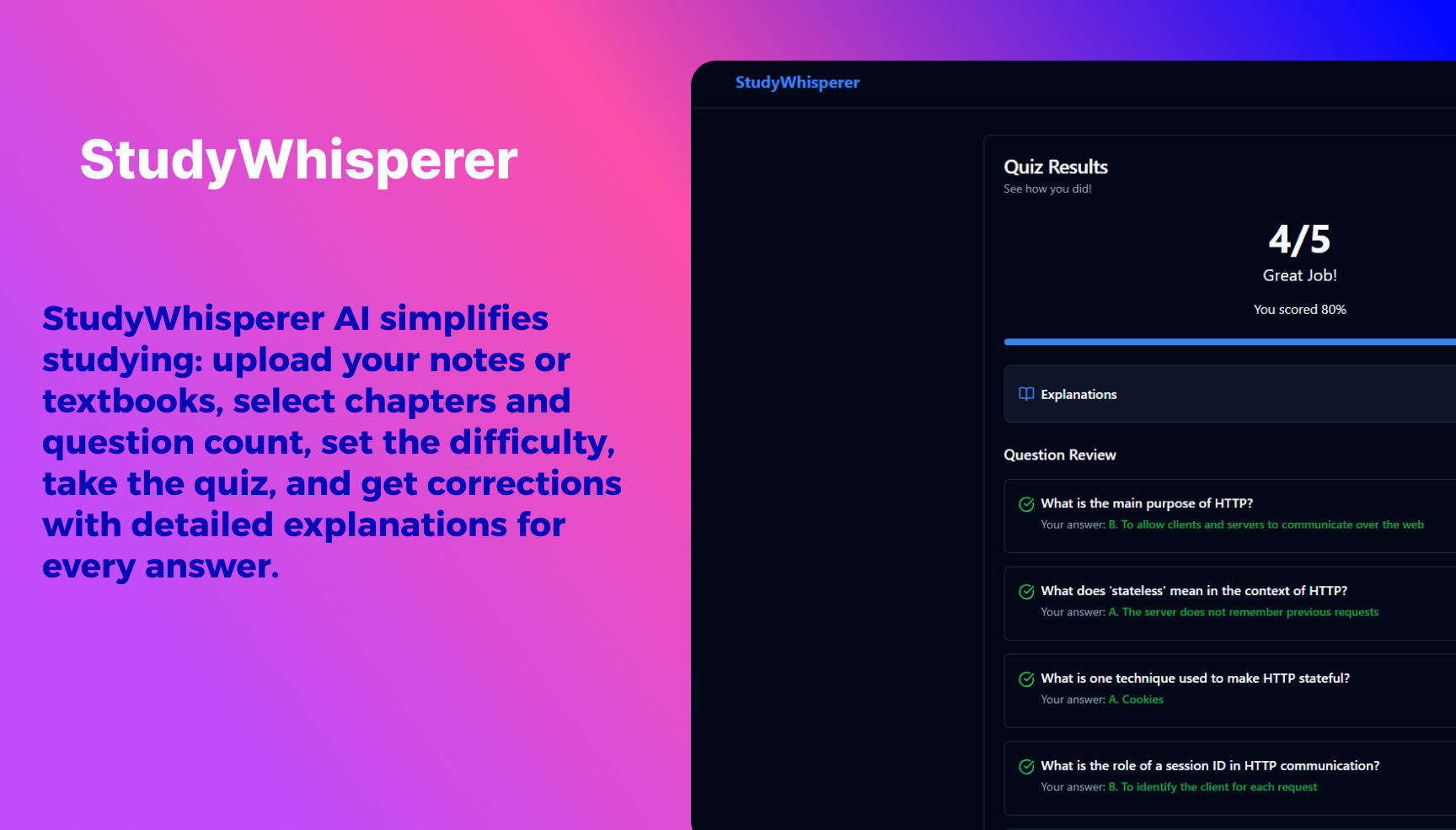 StudyWhisperer gallery image