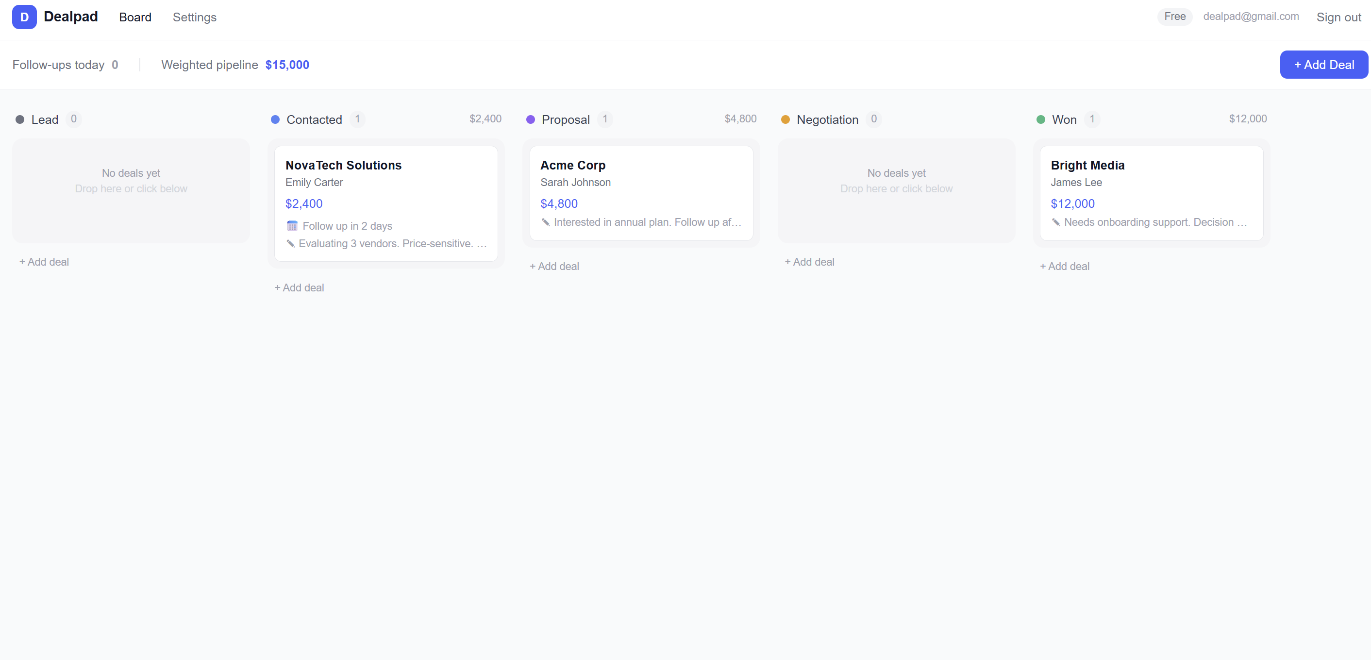 Dealpad gallery image