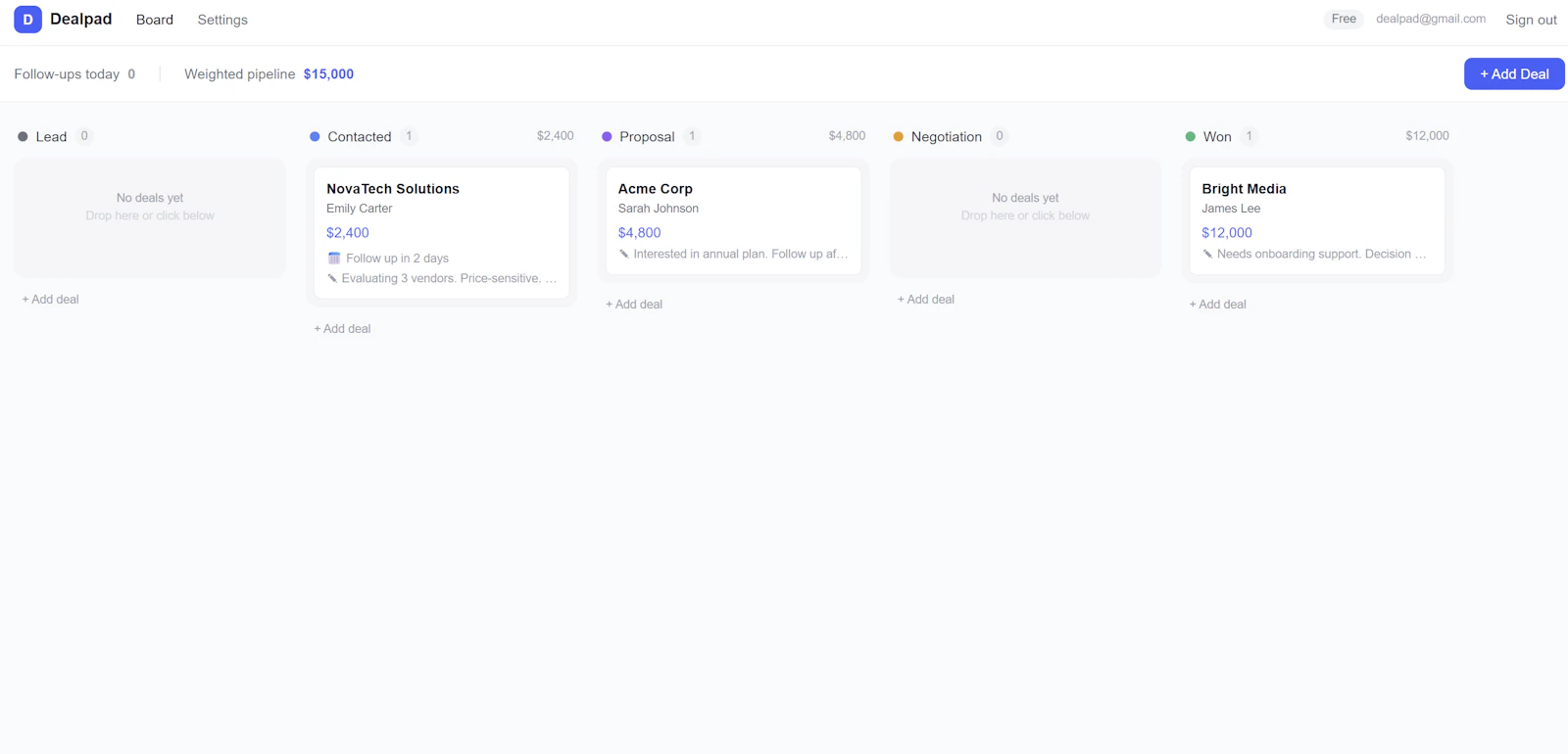 Dealpad screenshot 3