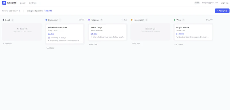 Dealpad screenshot 3