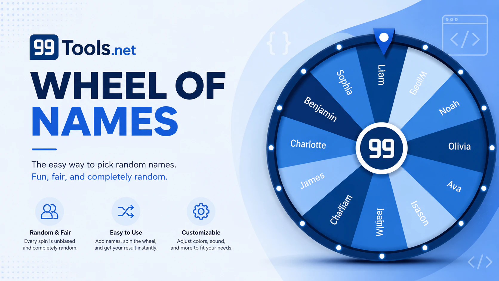 Wheel of Names – Free Random Picker  截图