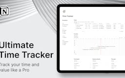 Notion Ultimate Time Tracker media 1