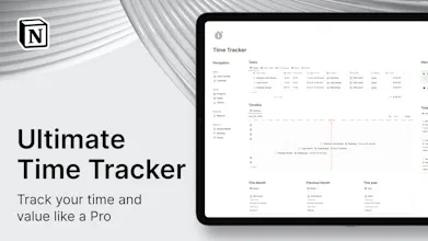 Notion Ultimate Time Tracker gallery image