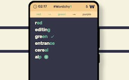 Wordchy - A word chain reaction game media 2