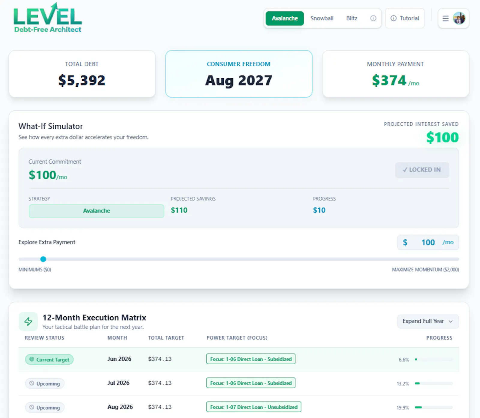 LEVEL Debt-Free Architect screenshot 1