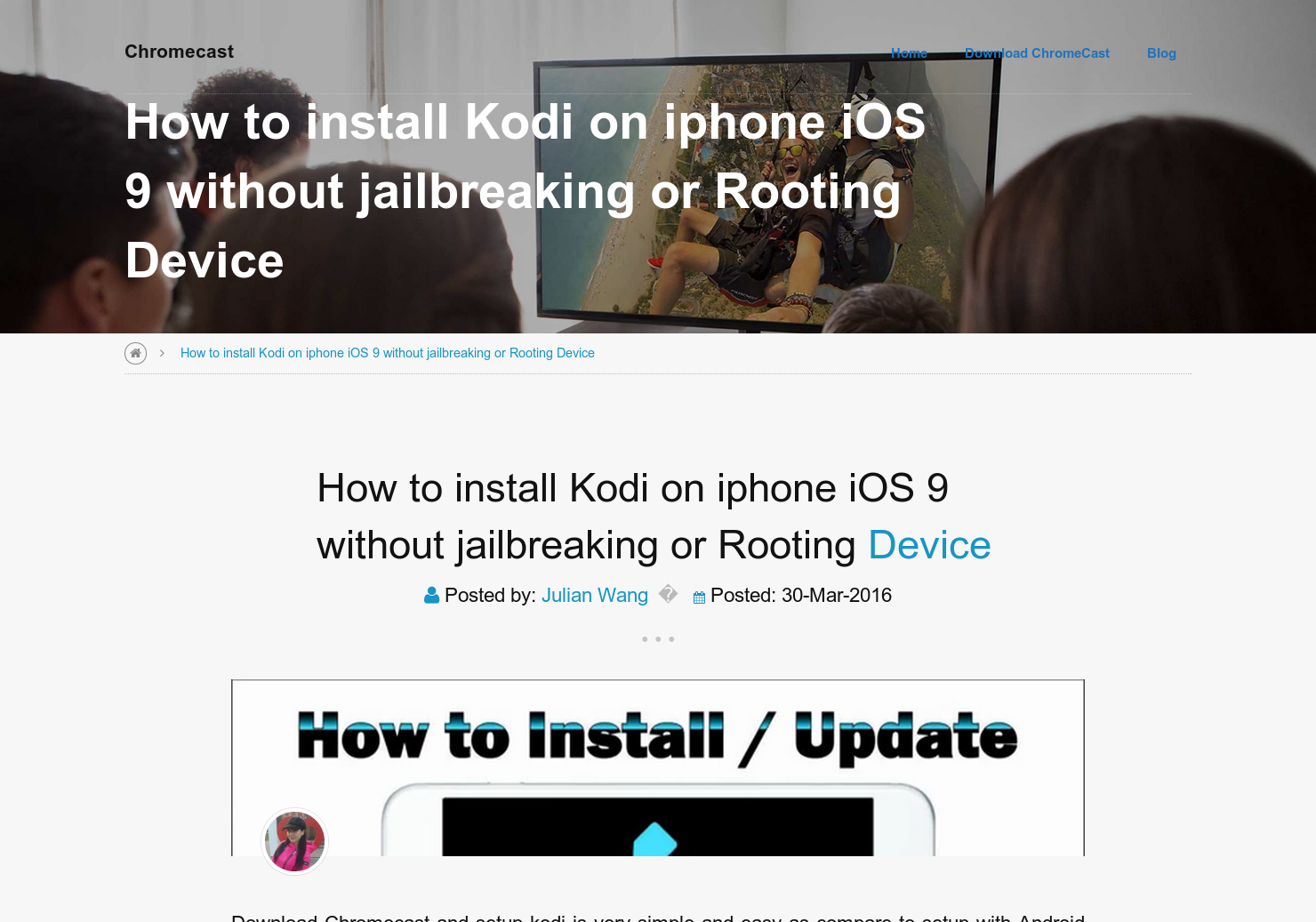 How to install Kodi on iphone iOS 9 without jailbreaking or Rooting Device
