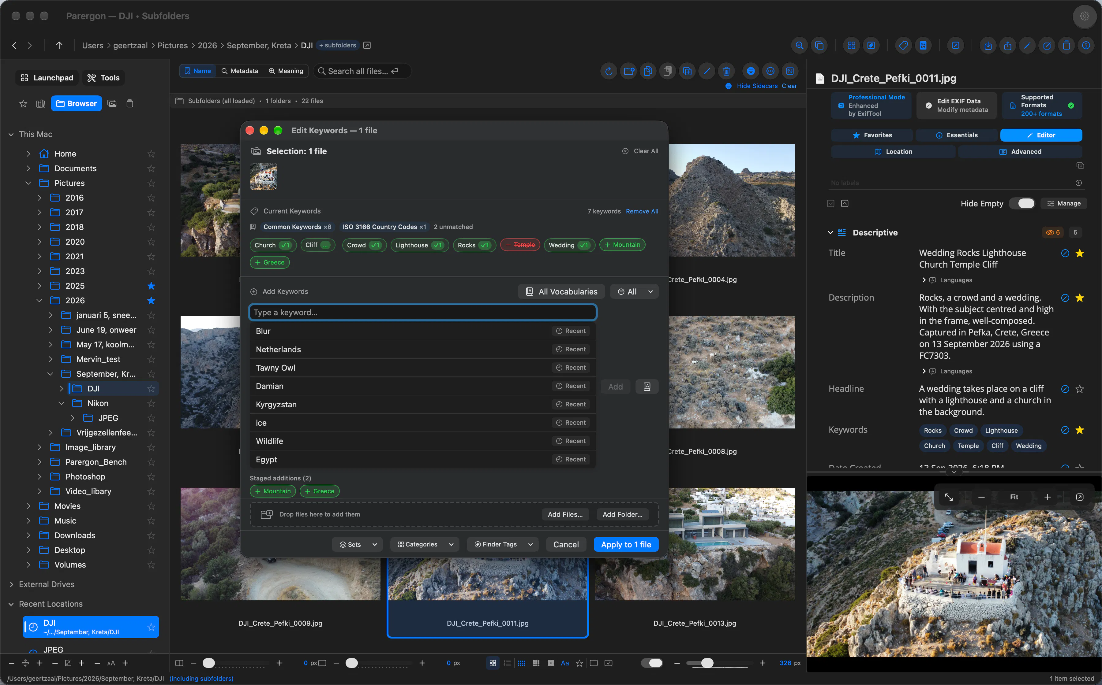 Parergon Metadata Editor for mac gallery image