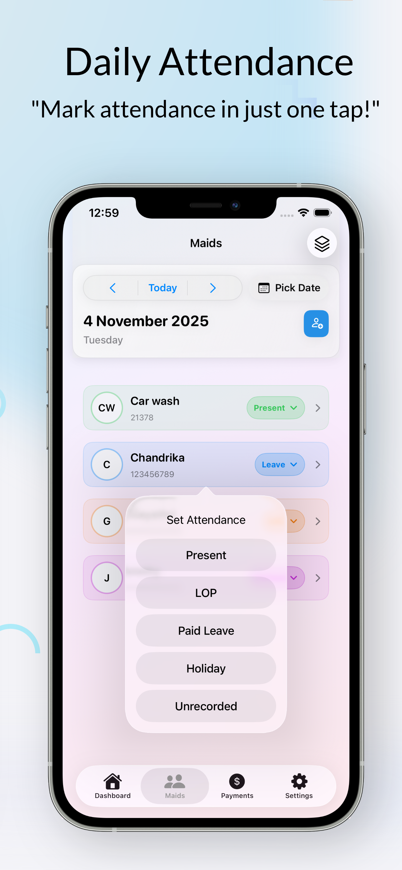 MaidCircle - Screenshot 3 showing product features and functionality