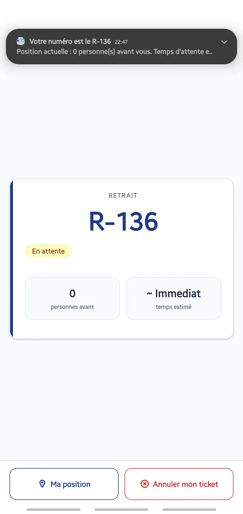 Queue management mobile app screenshot 4