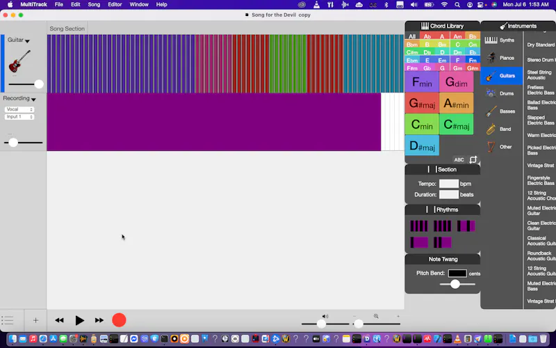 MultiTrack for Mac screenshot 2