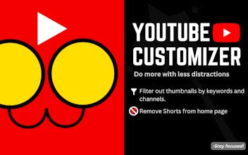 YT Customizer - YouTube Feed Filter gallery image