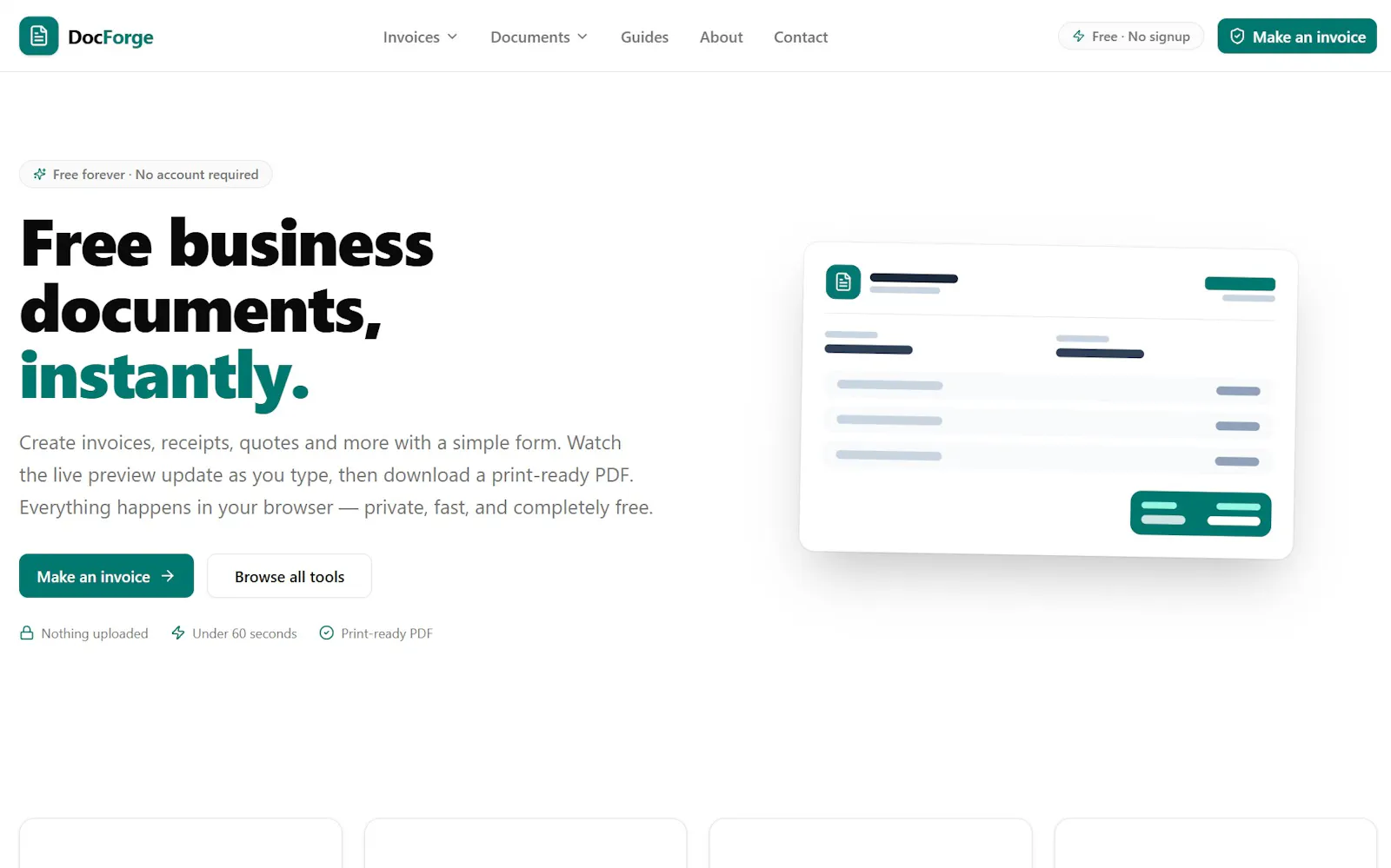 DocForge screenshot 3