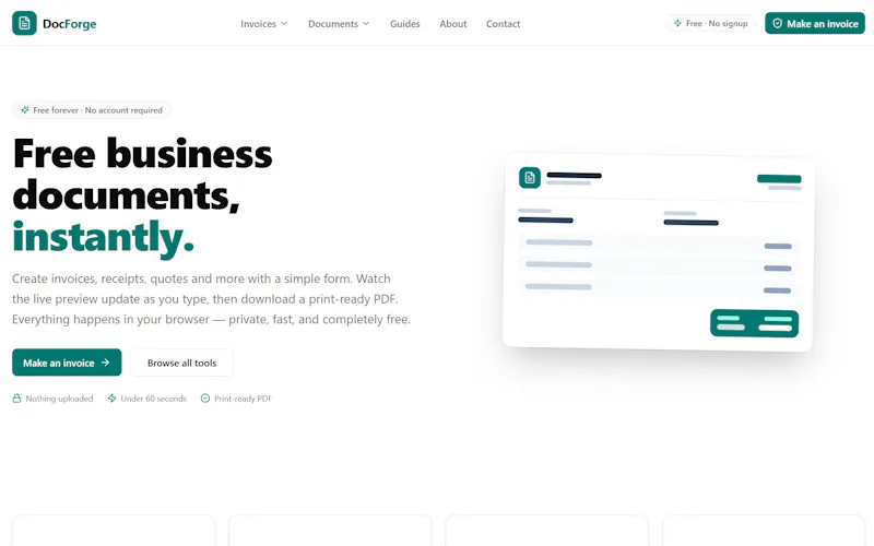 DocForge screenshot 3