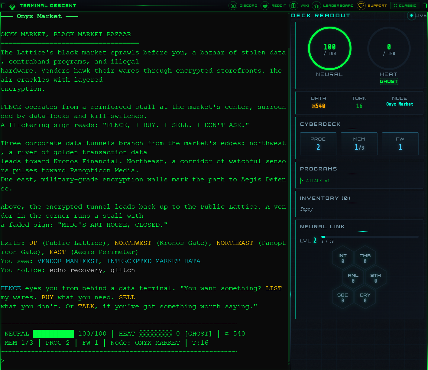 Terminal Descent - Screenshot 3 showing product features and functionality