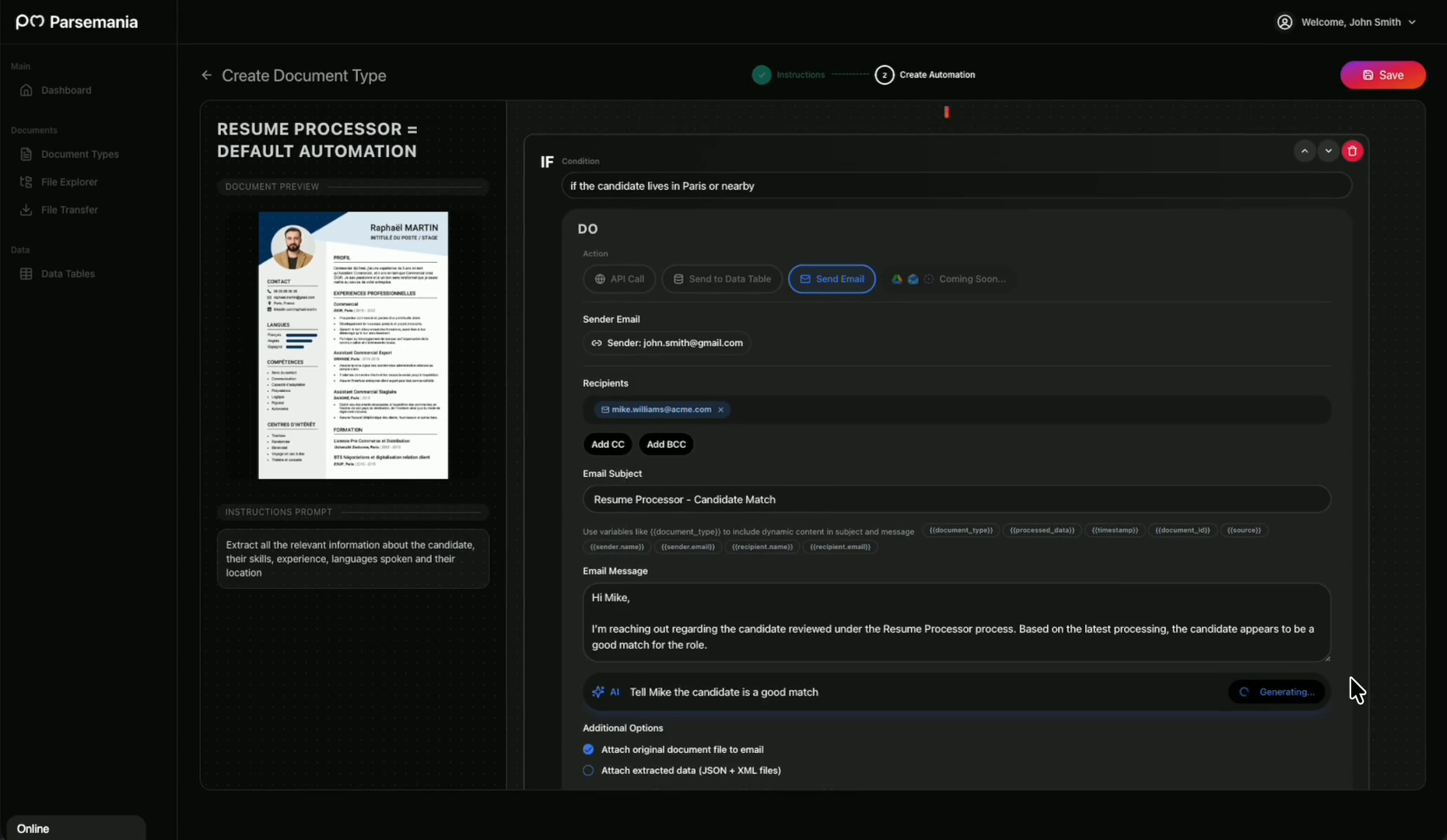 ParseMania - Main screenshot showing features and interface
