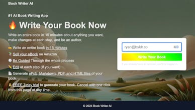 Book Writer AI gallery image