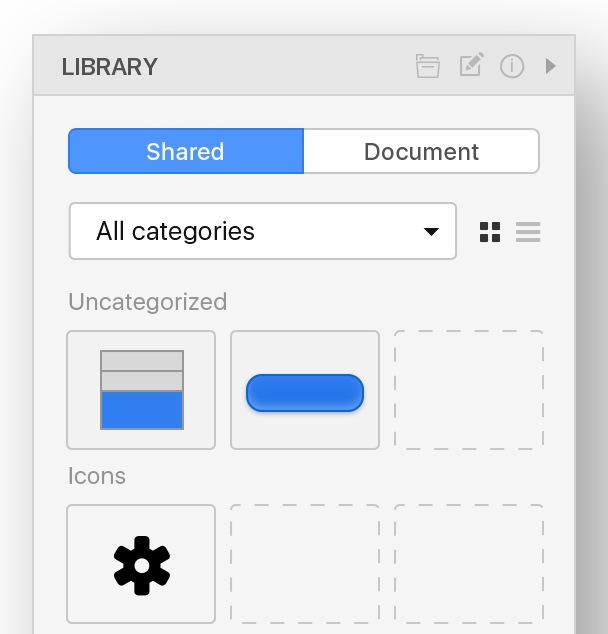 Library, from InVision