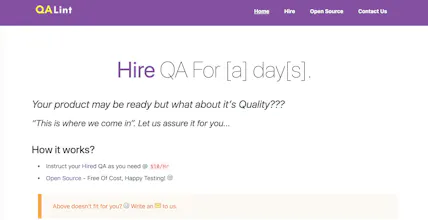 QA Lint gallery image